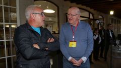 El padre de Iniesta, a la izquierda