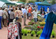El p�blico llen� la feria. 