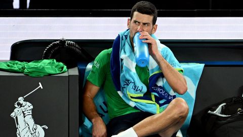 Djokovic se impuso a Sinner en la semifinal en un partido a cinco sets