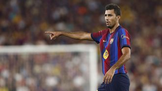 Rodrigo Hern�ndez, en su debut con el Barcelona