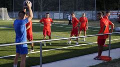 Primer entrenamiento de la UD Ourense