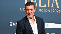 El actor Antonio Banderas durante la gala de entrega de los Premios Tal�a de la Academia de Artes Esc�nicas de Espa�a.