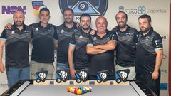 Emilio Rego, Luis Dayn, Ignacio Fernndez, Javier Catoria, scar Jaime, Micael Timiraos y Flix Mndez.