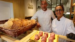 David Ferreira y Paula Veiga, de Panader�a Daula, en Pontevedra