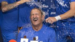 Vidal, el d�a del ascenso a Segunda