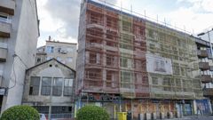 Edificio de nueva construccin en la ciudad de Ourense.