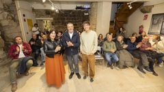 Natividade Gonz�lez, Manuel Mu��o e Alejandro G�ndara, nas Torres do Allo