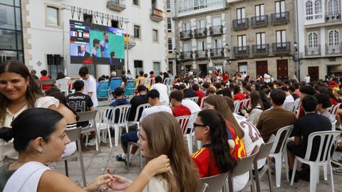 Pantalla gigante en Viveiro.