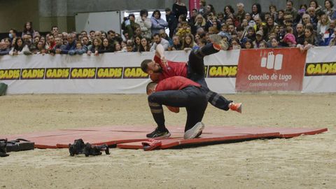 Actos de la Guardia Real en Lugo: acto en Equigal