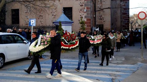 Entierro de Gonzalo Buj�n, en Herencia (Ciudad Real)