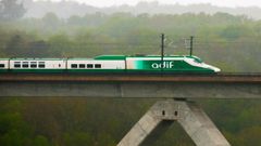 Un tren auscultador del ADIF