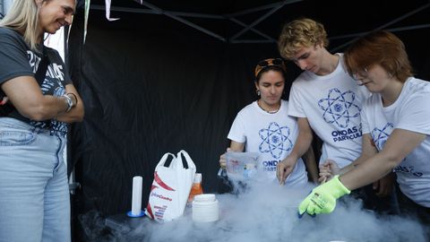Estos son los humos que se gasta el helado de nitr�geno l�quido