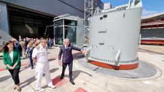 Patricio Fern�ndez, presidente de Ferri, presenta en Gondomar la infraestructura para ensayos de maquinaria pesada para la industria naval y offshore.