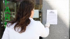 Folleto que colg� la Rede de Apoio Mutuo de Lugo en farmacias y s�peres