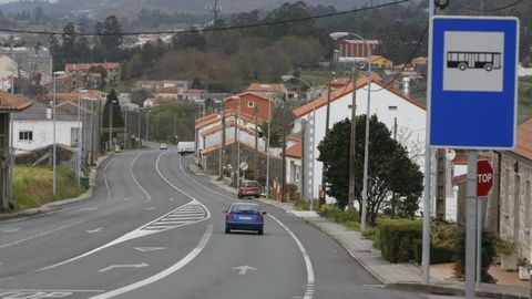 El incidente tuvo lugar en la N-550, entre los términos municipales de Valga y Pontecesures