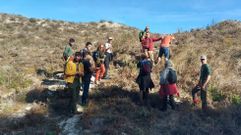 Participantes en el curso de gu�as del Parque Nacional Illas Atl�nticas de Galicia