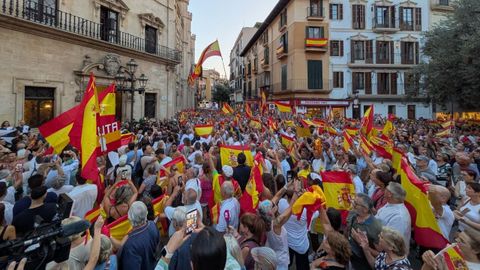 Concentraci�n en apoyo a Ceuta en Palma