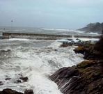 El mar se llev� lanchas de Sardi�eiro.