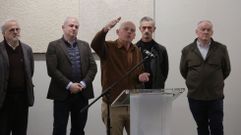 Un momento de la apertura de la exposici�n de Kramer, en A Coru�a