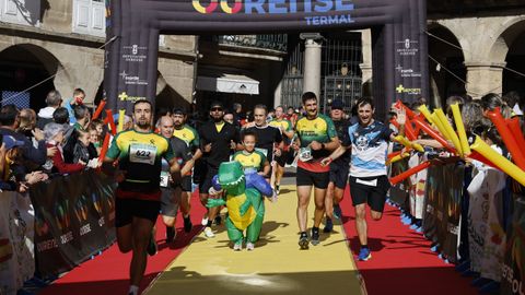 Carrera solidaria de la Guardia Civil en Ourense.