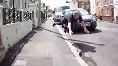 La discusi�n entre un conductor y un ciclista�