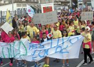 Unha enorme pancarta e unha gran urna presidiron o multitudinario Top Secret.<span lang= es-es > </span>