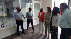 El patr�n mayor de Portonovo recibi� a las conselleiras de Mar y Medio Ambiente en la lonja
