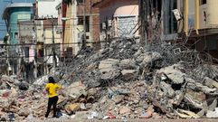 Ecuador sufri� el pasado s�bado un terremoto devastador que dej� m�s de quinientos muertos