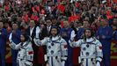 Los astronautas de la misi�n Shenzhou-23