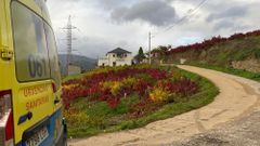 Imagen de la vivienda, que est� algo separada del resto del pueblo, lo que impidi� que los vecinos se percatasen antes de lo que suced�a