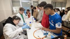 Primera jornada de ciencia en el IES Alfredo Bra�as: �las im�genes!