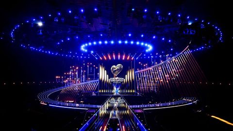 Vista general del escenario de Eurovisi�n en Viena