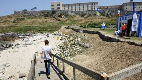 Playa de Frades, en Baiona