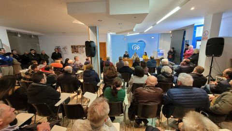 Reunión del comité comarcal del PP en A Limia.