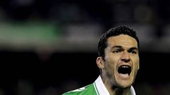 Jorge Molina celebra un gol al D�por