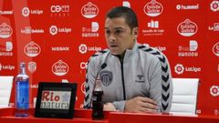 Francisco Lugo Real Oviedo Horizontal.Francisco durante su rueda de prensa