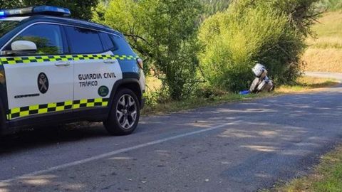 El siniestro tuvo lugar en la LU-P-1906, a su paso por Ribeira de Piquín