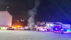 Bomberos de Boiro y miembros del GAEM sofocaron las llamas