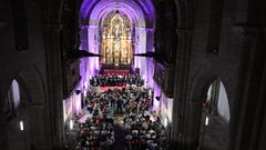 La Real Filharmona de Galicia y el Coro de la Comunidad de Madrid en la catedral de Mondoedo