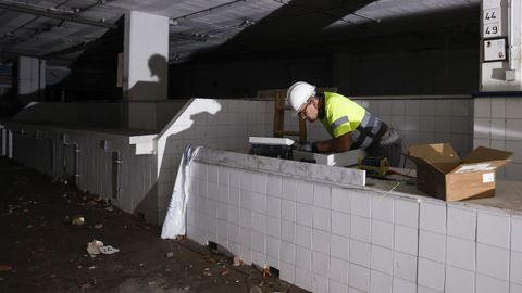 Estado actual del antiguo mercado de Santa Luc�a, en A Falperra