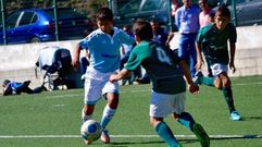 Ares Outeiral hizo dos de los ocho goles del Alev�n A contra el Cristo de la Victoria