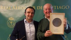 Aunque se jubil� esta primavera, no fue hasta este fin de semana cuando Rafa Madri��n recibi� el prometido homenaje del Aeroclub de Santiago. Adem�s de ser un hombre entregado en su trabajo, es todo un apasionado del golf.
