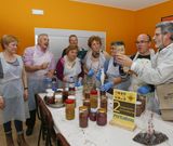 Taller de hidromiel, ayer, en el centro coristanqu�s