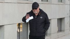 El comisario jubilado Jos� Manuel Villarejo, a su llegada este martes a la Audiencia Nacional en Madrid.