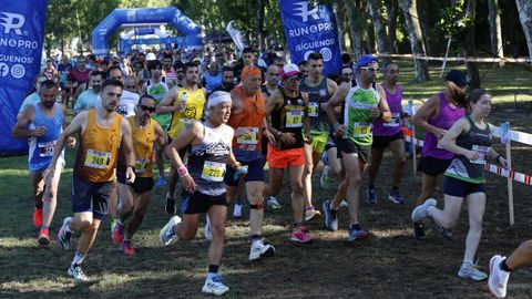 Leiro celebra 41 historias de su carrera popular.La zona de O Salgueiral fue el eje de la clsica de O Ribeiro