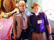 N��ez se fotografi� en Spanish Peaks (Colorado) con el irland�s Dennis Noonan. 