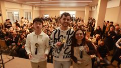 Tony Tianen, Mohamed Anouar Chairi y Cresly Daniela Vargas, ganadores de baristas