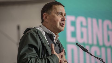 El lder de EH Bildu, Arnaldo Otegi.