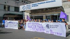 Concentracin ante el CHUO este lunes para pedir la paralizacin del traslado del paritorio.