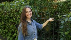 La cantante ourensana Iria Gonz�lez lanz� su carrera como solista en las verbenas.